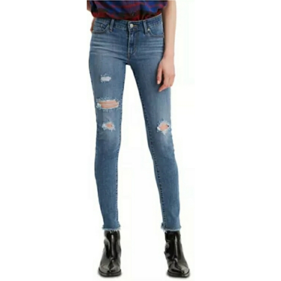 Levi's Denim - Levi's 711 Destroyed Skinny Jeans Size 27